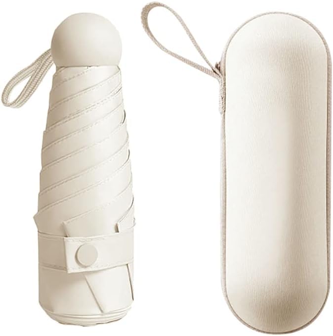 Folding Compact Umbrella With Case