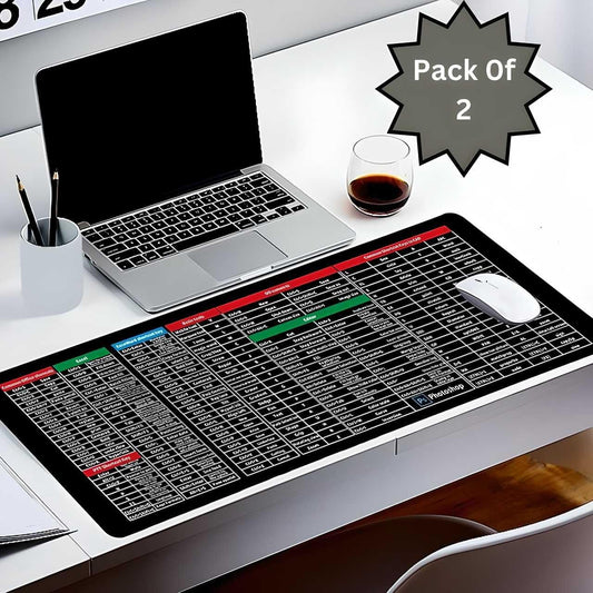 Extended Gaming Laptop Mouse Pad, Thick Non-Slip Rubber Base Desk Mat
