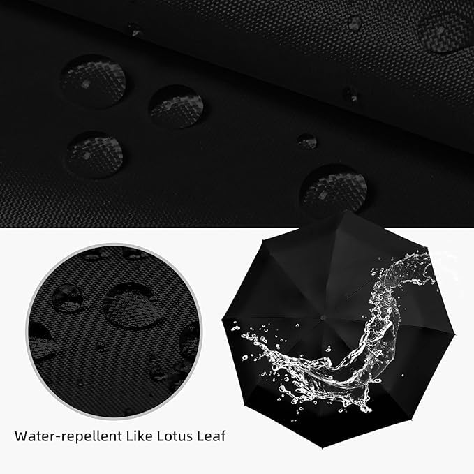 Folding Compact Umbrella With Case